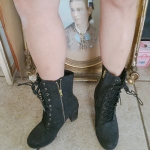 Timberlands ankle booties